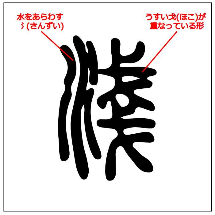 浅 漢字つながり辞典